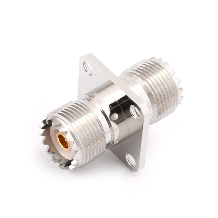 UHF SO239 Female To Female with Panel Mount RF Connector Adapter UHF SO239 Female To Female with Panel Mount RF Connector Adapter